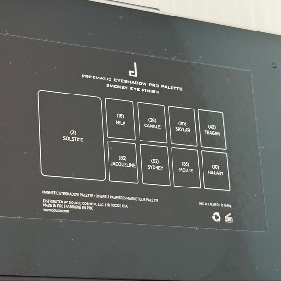 🆕 doucce freematic eye shadow palette smokey eye finish New unused - Picture 7 of 8